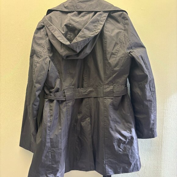 CROFT&BARROW BLACK TRENCH - Picture 2 of 3